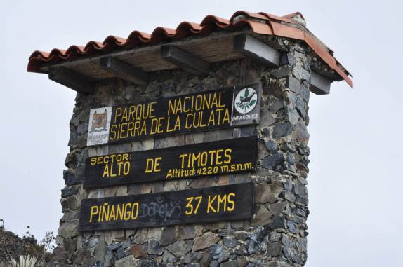 O mais alto parque nacional da Venezuela, ma região dos Andes, perto de Mérida